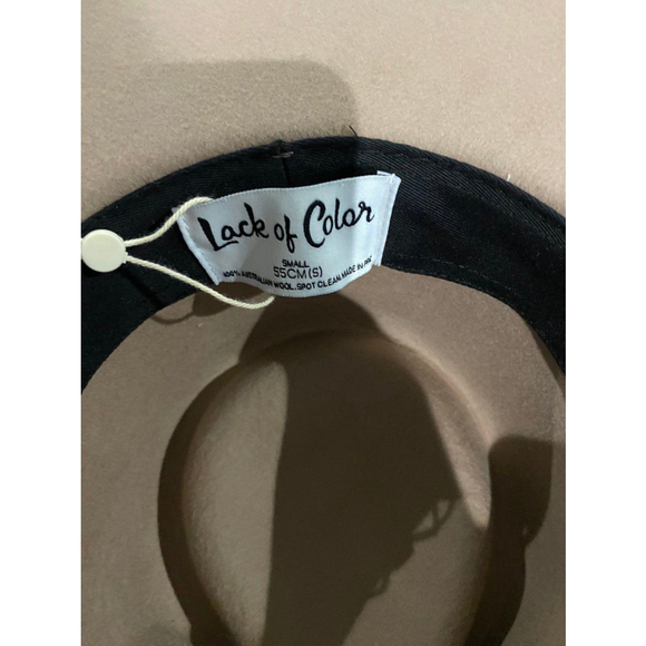 Lack of Color The Grove Rancher Hat Wool Leather new - Picture 4 of 5